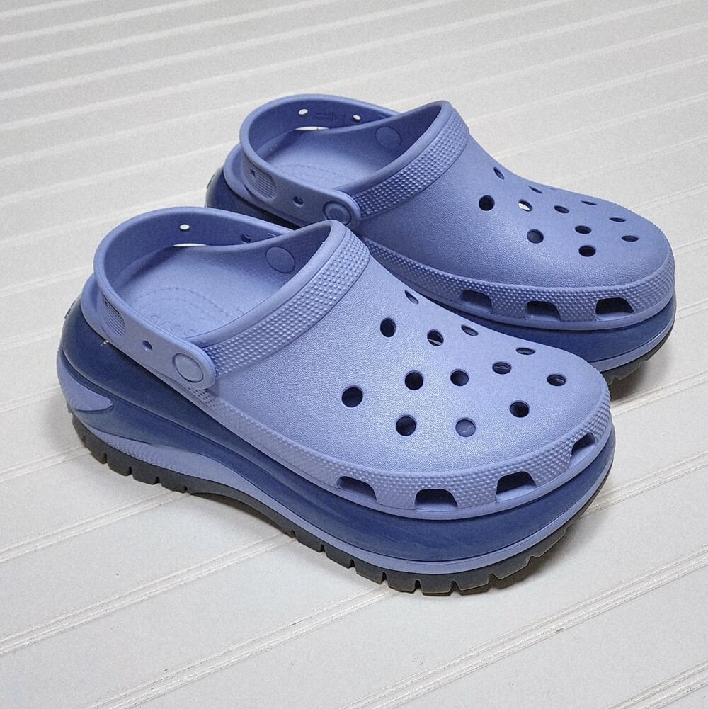Crocs Unisex Adult Mega Crush Clogs Size 7 Men's/9 Women's